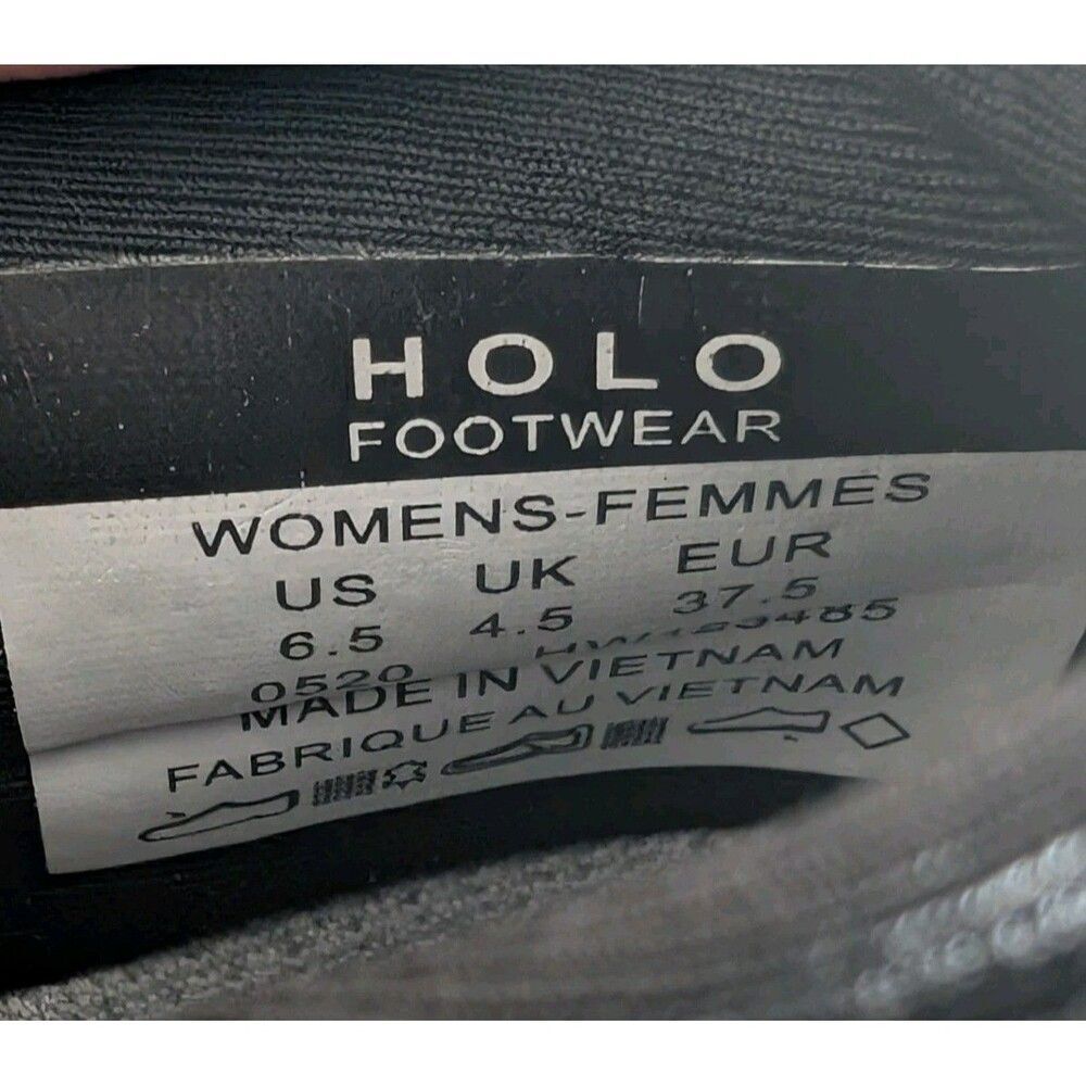 HOLO Zeus Women's 6.5 Black White Low Top Trail Hiking Sneakers Athletic Shoes - Picture 7 of 7